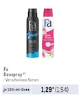 Deospray von Fa im aktuellen Metro Prospekt für 1,54 €