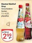 Himbeer Angebote von Mautner Markhof bei GLOBUS Wolfenbüttel für 2,99 €