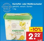 Aktuelle Feinkostlebensmittel Angebote bei Netto Marken-Discount in Duisburg Aktuelles Kartoffel- oder Weißkrautsalat Angebot bei Netto Marken-Discount in Duisburg ab 2,22 €