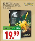 3D-Puzzle Pikachu Angebote von Pokémon bei Marktkauf Bielefeld für 19,99 €