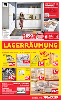 Küche im aktuellen Segmüller Prospekt (Mannheim) Küche im Segmüller Prospekt "Zum Glück gibt’s Segmüller - Glückswochen" mit 8 Seiten (Mannheim)