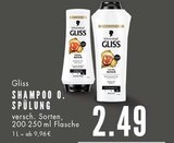 Shampoo im Angebot bei E center in Gelsenkirchen Shampoo Angebote von Gliss bei E center Gelsenkirchen für 2,49 €