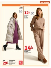 Promos Doudoune Femme dans le catalogue "BIEN AU CHAUD" de Auchan Hypermarché Doudoune Femme en promo dans le catalogue Auchan Hypermarché à la page 15