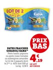 Pâtes fraîches Girasoli - Rana en promo chez U Express Pâtes fraîches Girasoli - Rana dans le catalogue U Express