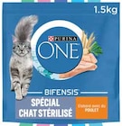 Croquettes spécial chat stérilisé poulet - PURINA ONE dans le catalogue Intermarché