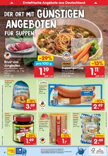Nudeln im Netto Marken-Discount Prospekt "Aktuelle Angebote" mit 69 Seiten (Halle (Saale))