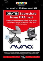 Spielzeug & Baby Prospekt von BabyOne Rheinberg BabyOne Prospekt: "Nur vom 21. - 28. November 2022", 2 Seiten, 21.11.2022 - 28.11.2022