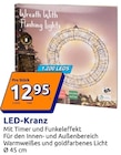 LED-Kranz für 12,95 € bei Action im Angebot LED-Kranz im aktuellen Action Prospekt