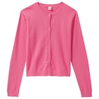 Mädchen Strickjacke mit Ajour-Muster im Ernstings family Prospekt zum Preis von 17,99 €