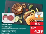 Steakburger Angebote von K-PURLAND bei Kaufland Langenfeld für 4,29 €