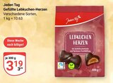 Gefüllte Lebkuchen-Herzen Angebote von Jeden Tag bei GLOBUS Neubrandenburg für 3,19 €