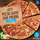 Pizza cuite sur pierre au thon - Alfredo en promo chez Lidl Drancy à 2,39 €
