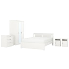 Schlafzimmermöbel 5er-Set weiß 160x200 cm im IKEA Prospekt Schlafzimmermöbel 5er-Set weiß 160x200 cm von SONGESAND im aktuellen IKEA Prospekt für 666,98 €