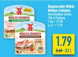 Mühlen Schinken Angebote von Rügenwalder Mühle bei diska Gera für 1,79 €