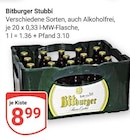 Stubbi im Angebot bei GLOBUS in Ludwigshafen Stubbi Angebote von Bitburger bei GLOBUS Ludwigshafen für 8,99 €