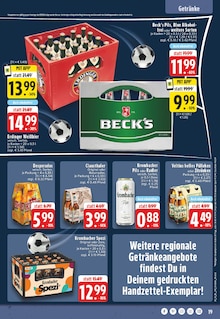 Bier im E center Prospekt "Aktuelle Angebote" mit 24 Seiten (Ratingen)