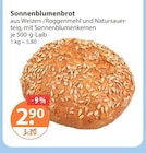 Vollkornbrot im V-Markt Prospekt Sonnenblumenbrot im aktuellen V-Markt Prospekt für 2,90 €