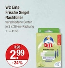 Frische Siegel Nachfüller im V-Markt Prospekt Frische Siegel Nachfüller von WC Ente im aktuellen V-Markt Prospekt für 2,99 €