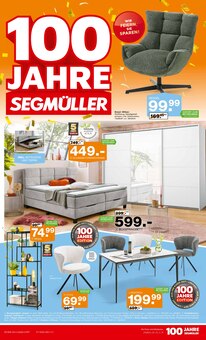 Bett im Segmüller Prospekt "SEGMÜLLER SUPER SOMMER" mit 8 Seiten (Leverkusen)