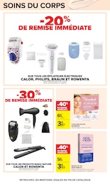 Prix et réduction Epilateur dans le prospectus Carrefour en cours Offre Epilateur dans le catalogue Carrefour du moment à la page 32