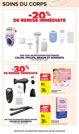 Promos Philips dans le catalogue "TOUTES EN BEAUTÉ" de Carrefour Philips en promo dans le catalogue Carrefour à la page 32