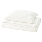 Aktuelles Bettwäsche-Set, 2-teilig weiß 155x220/80x80 cm Angebot bei IKEA in Erfurt ab 49,99 €