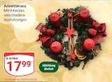 Adventskranz im Angebot bei GLOBUS in Kaarst Adventskranz Angebote bei GLOBUS Kaarst für 17,99 €