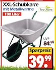 XXL-Schubkarre mit Metallwanne bei Wreesmann im Prospekt "" für 39,99 €