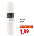 Gobelets carton - PARTY CUP - Lidl à Mâcon Gobelets carton - PARTY CUP en promo chez Lidl Mâcon à 1,99 €