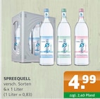 Getränke A-Z Löcknitz - SPREEQUELL Angebot im Prospekt SPREEQUELL bei Getränke A-Z im Löcknitz Prospekt für 4,99 €