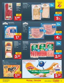 Wurst im Netto Marken-Discount Prospekt "Aktuelle Angebote" mit 50 Seiten (Saarbrücken)