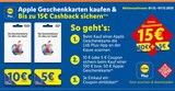 Geschenkkarte 100€ Angebote von Apple bei Lidl Darmstadt