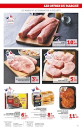 Prix et réduction Rouelle De Jambon De Porc dans le prospectus Super U en cours Offre Rouelle De Jambon De Porc dans le catalogue Super U du moment à la page 11
