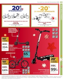 Prix et réduction Drone dans le prospectus Carrefour en cours Offre Drone dans le catalogue Carrefour du moment à la page 45