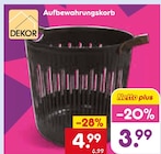 Aufbewahrungskorb im Angebot bei Netto Marken-Discount in Eisenach Aufbewahrungskorb Angebote von DEKOR bei Netto Marken-Discount Eisenach für 3,99 €