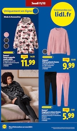 Lingerie Femme Angebote im Prospekt "Votre repas de fêtes" von Lidl auf Seite 62