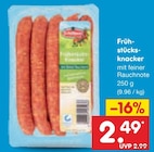 Frühstücksknacker für 2,49 € bei Netto Marken-Discount im Angebot Frühstücksknacker im aktuellen Netto Marken-Discount Prospekt
