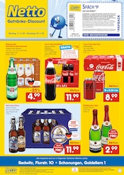 Coca Cola Zero im Netto Marken-Discount Prospekt in Schweinfurt Aktueller Netto Marken-Discount Prospekt mit Coca Cola Zero, "DER ORT, AN DEM DU IMMER AUSGEZEICHNETE PREISE FINDEST.", Seite 1