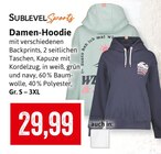 Damen-Hoodie im Angebot bei Kaufhaus Stolz in Greifswald Damen-Hoodie Angebote von Sublevel Sports bei Kaufhaus Stolz Greifswald für 29,99 €