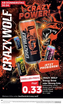 Energydrink im Kaufland Prospekt "Aktuelle Angebote" mit 62 Seiten (Neustadt (Weinstraße))