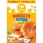 Nuggets de poulet "Format Familial" - CARREFOUR CLASSIC' en promo chez Carrefour Villeurbanne à 2,59 €