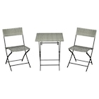 Outsunny Sitzgruppe hellgrau Edelstahl B/H/L: ca. 60x60x72 cm für 71,99 € bei POCO im Angebot Outsunny Sitzgruppe hellgrau Edelstahl B/H/L: ca. 60x60x72 cm im aktuellen POCO Prospekt