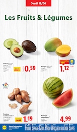 Prix et réduction Pastèque dans le prospectus Lidl en cours Offre Pastèque dans le catalogue Lidl du moment à la page 4