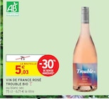 Intermarché Louvignies-Quesnoy - Promo Vin de France Rosé Promo Vin de France Rosé à 5,03 € dans le catalogue Intermarché à Louvignies-Quesnoy