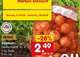 Zwiebeln im Netto Marken-Discount Prospekt Zwiebeln von HEIMAT im aktuellen Netto Marken-Discount Prospekt für 2,49 €