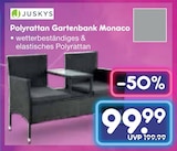 Polyrattan Gartenbank Monaco Angebote von Juskys bei Netto Marken-Discount Neumünster für 99,99 €