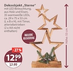 Dekoobjekt „Sterne“ im V-Markt Prospekt Dekoobjekt „Sterne“ von im aktuellen V-Markt Prospekt für 12,99 €