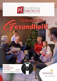 Sanitätshaus Medicus GmbH & Co. KG Prospekt für Lingen: "Schenken Sie Gesundheit!", 6 Seiten, 13.11.2024 - 31.01.2025