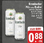 Pils Angebote von Krombacher bei EDEKA Unna für 0,88 €