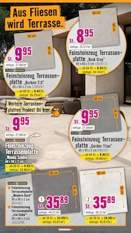 Fliesen im Hornbach Prospekt "Ran ans PROJEKT. Es ist schon Pflanzzeit." mit 36 Seiten (Nürnberg)